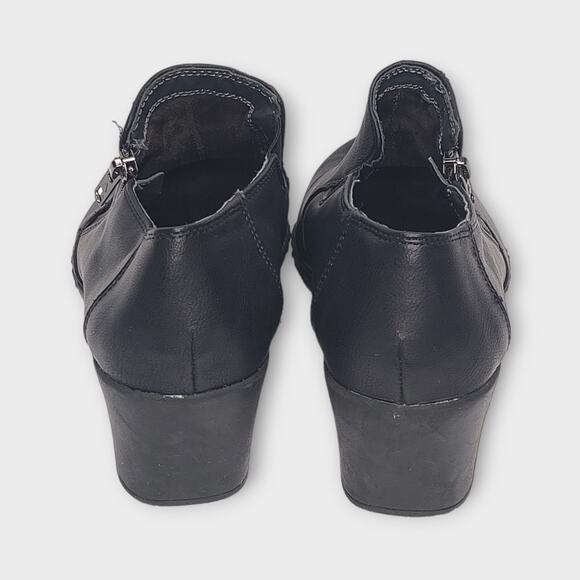 A2 Heelrest by Aerosoles black zipper ankle boot woman's size 8.5 - Picture 5 of 12